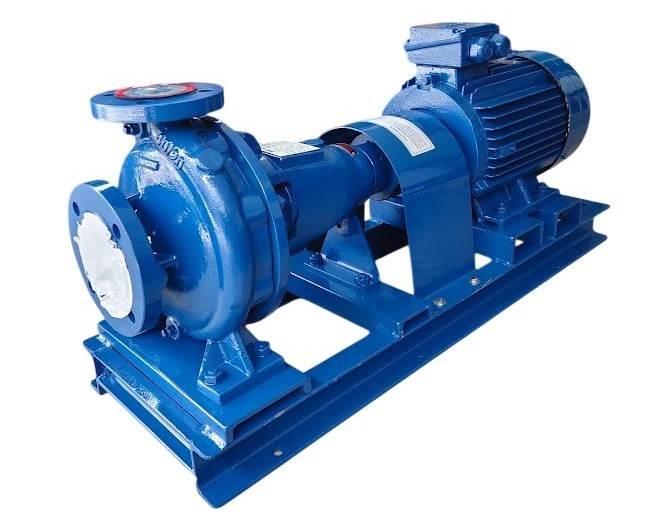 Adline pump with motor  on base